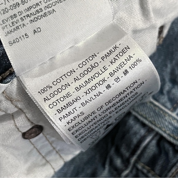 👖 Levi’s 501 Slim Taper Mid-rise Jeans (Medium Wash) 👖 - Picture 3 of 9